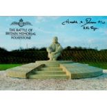 Harold Evans(236th Sqn) Signed The Battle of Britain Memorial 6x4 Colour PostcardAll autographs come