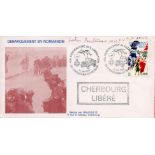 John Sullivan MM Signed Debarquement In Normandie French FDC. French Stamps and PostmarksAll