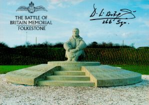 Dennis L Armitage Signed The Battle of Britain Memorial 6x4 Colour PostcardAll autographs come