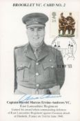 Captain Harold Marcus Ervine-Andrews VC Signed Brooklet VC. Card No.2. 31st May 1993 PostmarkAll