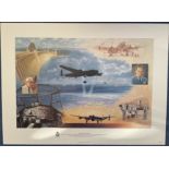 WW2 Print "Operation Chastise" by John Young approx size 20 x 27 unsigned good conditionAll