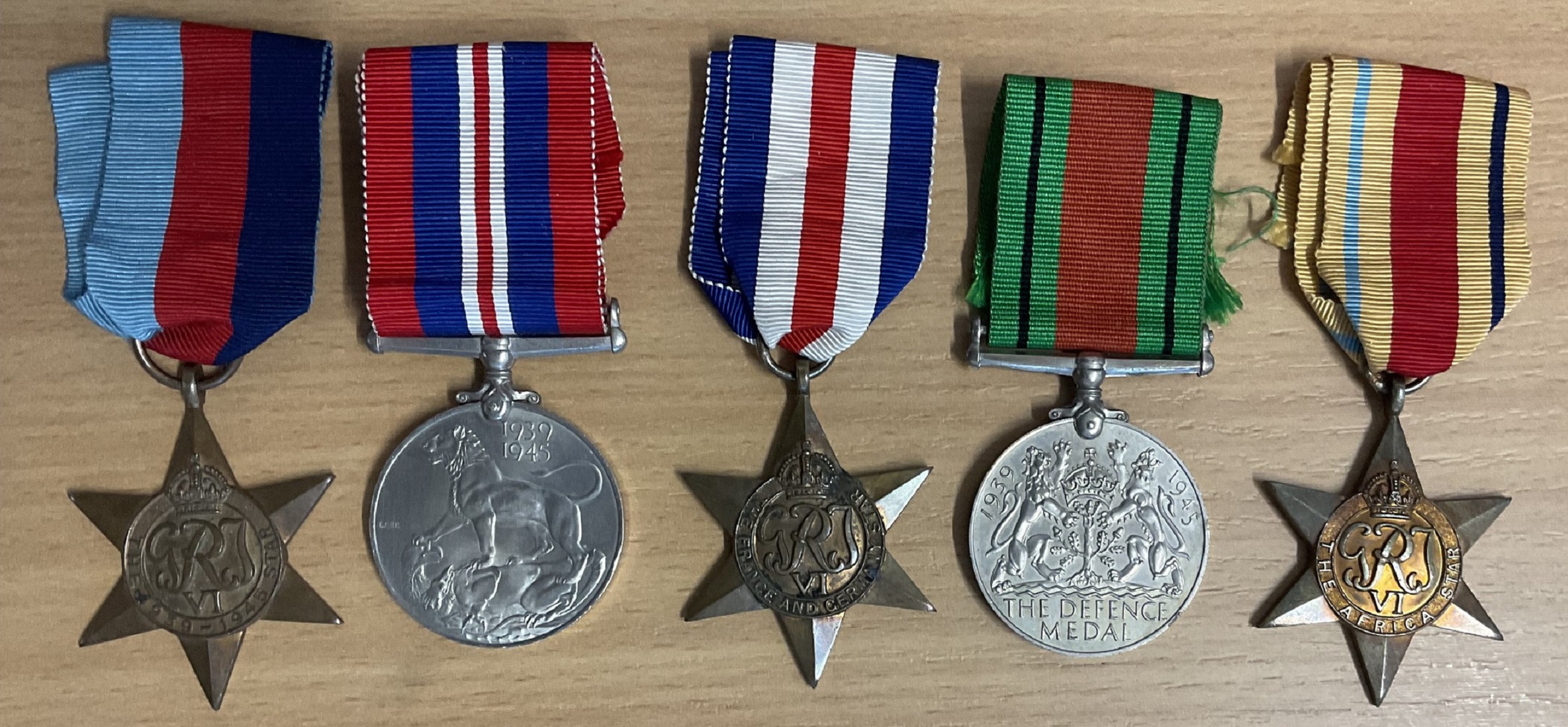WW2 Medal Collection Presented to H Rothwell (71219) Including O.H.M.S Box of Issue and Medal