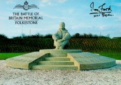 Ron Ford Signed The Battle of Britain Memorial 6x4 Colour PostcardAll autographs come with a