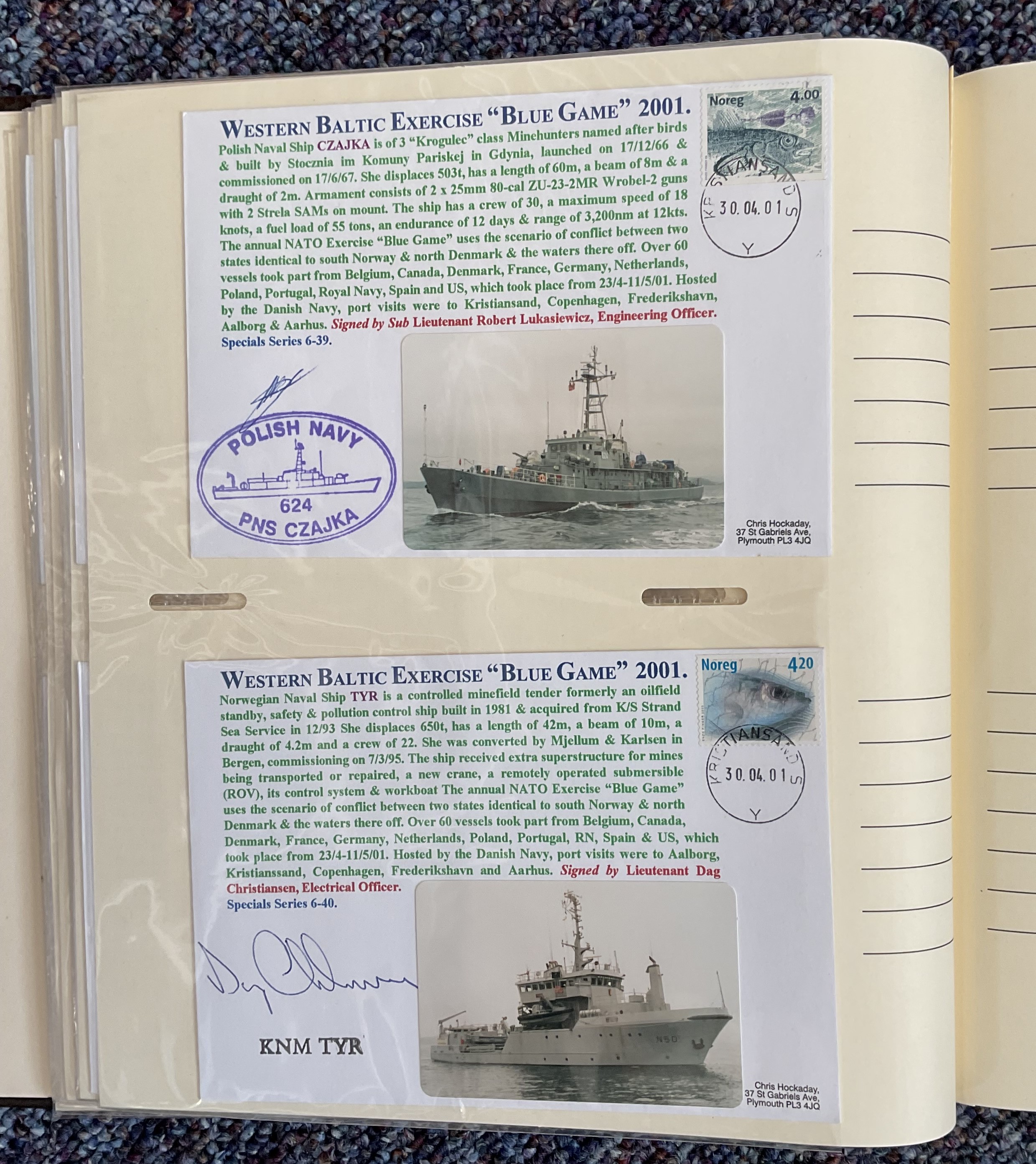 Amazing Naval Signed Collection of 117 Signed Naval First Day Covers. Housed in a Lovely - Image 3 of 7
