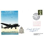 WW2 Flt Sgt Grant McDonald (Dambuster) Signed The Dam Busters FDC. British Stamp with 17 May 1988