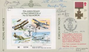 Pete Brothers, Avis J Hearn, Alan W Gear, Jack Rose, RH Jones and 2 others Signed on 75th