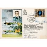 Alan Deere Signed on his own cover with British stamp and 15 Sept 1977 PostmarkAll autographs come