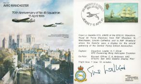 Air Chief Marshal Sir Augustus Walker, GCB, CBE, DSO, DFC, AFC Signed Avro Manchester First Day