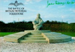 John Gibson (501 Sqn) Signed The Battle of Britain Memorial 6x4 Colour PostcardAll autographs come