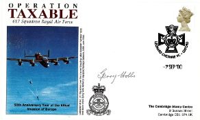 WW2 Gerry Hobbs Signed Operation Taxable FDC. 1 of 2. British Stamp with 7 Sept 2000 Postmark.