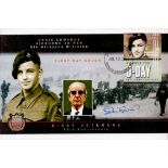 D-Day Veteran Denis Edwards Signed D-Day FDC. Grenada Stamp and PostmarkAll autographs come with a