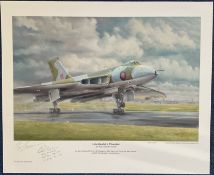 WW2 Signed Limited Edition Print (500) Lincolnshire Thunder by Roy Garner approx size 14 x 17 Signed