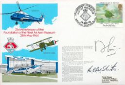 RAF WW2 Sir Donald Gibson and D C B White signed '21st Anniversary of the foundation of the fleet
