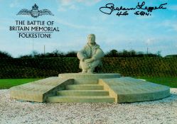 Graham Leggett (46th Sqn) Signed The Battle of Britain Memorial 6x4 Colour PostcardAll autographs