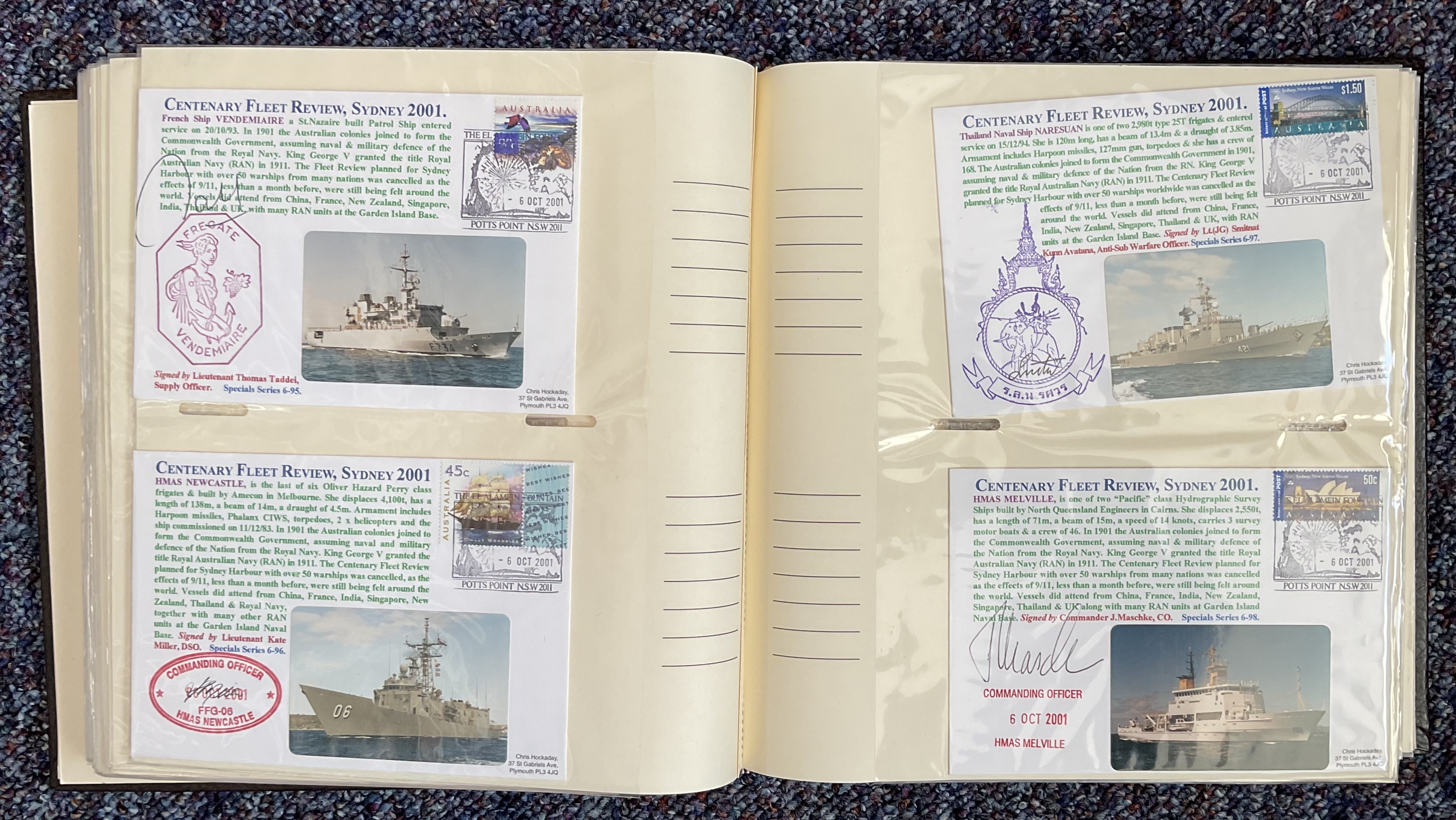Amazing Naval Signed Collection of 117 Signed Naval First Day Covers. Housed in a Lovely - Image 6 of 7
