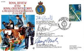 RAF 3 Signed The Royal Review of the Royal Observer Corps and Presentation of New Banner 25 July