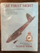 Guy Gibson's 627 Squadron Ground Crew Member Signed Alan B Webb 1st Edition Hardback Book Titled