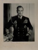 Mountbatten of Burma Signed 10x8 inch Black and White Photo in 1964All autographs come with a