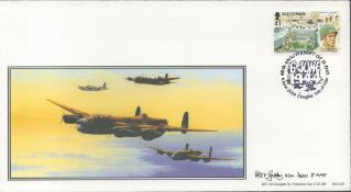 WW2 Flt Lt Peter Gibby Signed Bombers British Heritage Collection FDC. 32 of 50 Covers Issued.