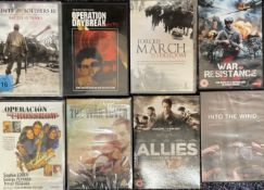 Collection of WW1 and WW2 DVD Movies and Documentaries. Includes Titles Such as Colditz, Secret
