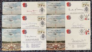 Royal British Legion signed cover collection. Six covers signed by James Callaghan, Tony Benn,