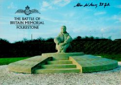 Alan W Gear (32nd Sqn) Signed The Battle of Britain Memorial 6x4 Colour PostcardAll autographs
