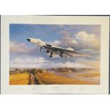 Vulcan Thunder by Nicolas Trudgian Colour Print Signed by 4 Including The Artist, John Nicholls,
