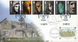 Bernard Cornwell signed The National Trust Tintagel Old Post Office Centenary 1903-2003