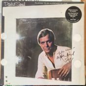 David Soul signed Playing to an Audience of One album record sleeve 33rpm vinyl included. Good