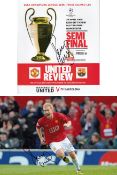 Football Autographed Paul Scholes 2008 - A Super Lot Of Items To Include A 12 X 8 Photo Showing