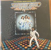 Robin Gibb signed Saturday Night Fever album record sleeve 33rpm vinyl included. Good condition. All