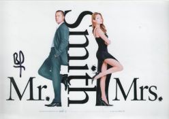 Brad Pitt signed Mr and Mrs Smith 12x8 colour photo. Good condition. All autographs come with a