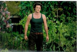 Luke Evans signed 12x8 colour photo. Good condition. All autographs come with a Certificate of