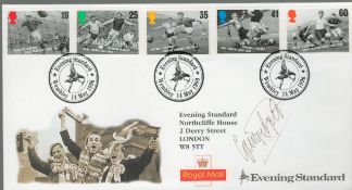 George Best signed Evening Standard Football Legends commemorative FDC Triple PM Evening standard