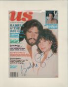 Barbara Streisand 14x11 overall mounted colour magazine cover dated October 28 1980. Good condition.