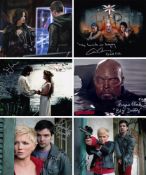 Super Sale! Lot of 6 Horror / Sci-Fi / Fantasy hand signed 10x8 photos. This is a beautiful lot of 6