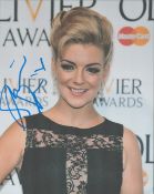 English Actress Sheridan Smith Signed 10x8 inch Colour Photo of Sheridan at an Awards Ceremony. Good