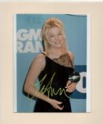 LeAnn Rimes signed 12x10 overall mounted colour photo. Good condition. All autographs come with a