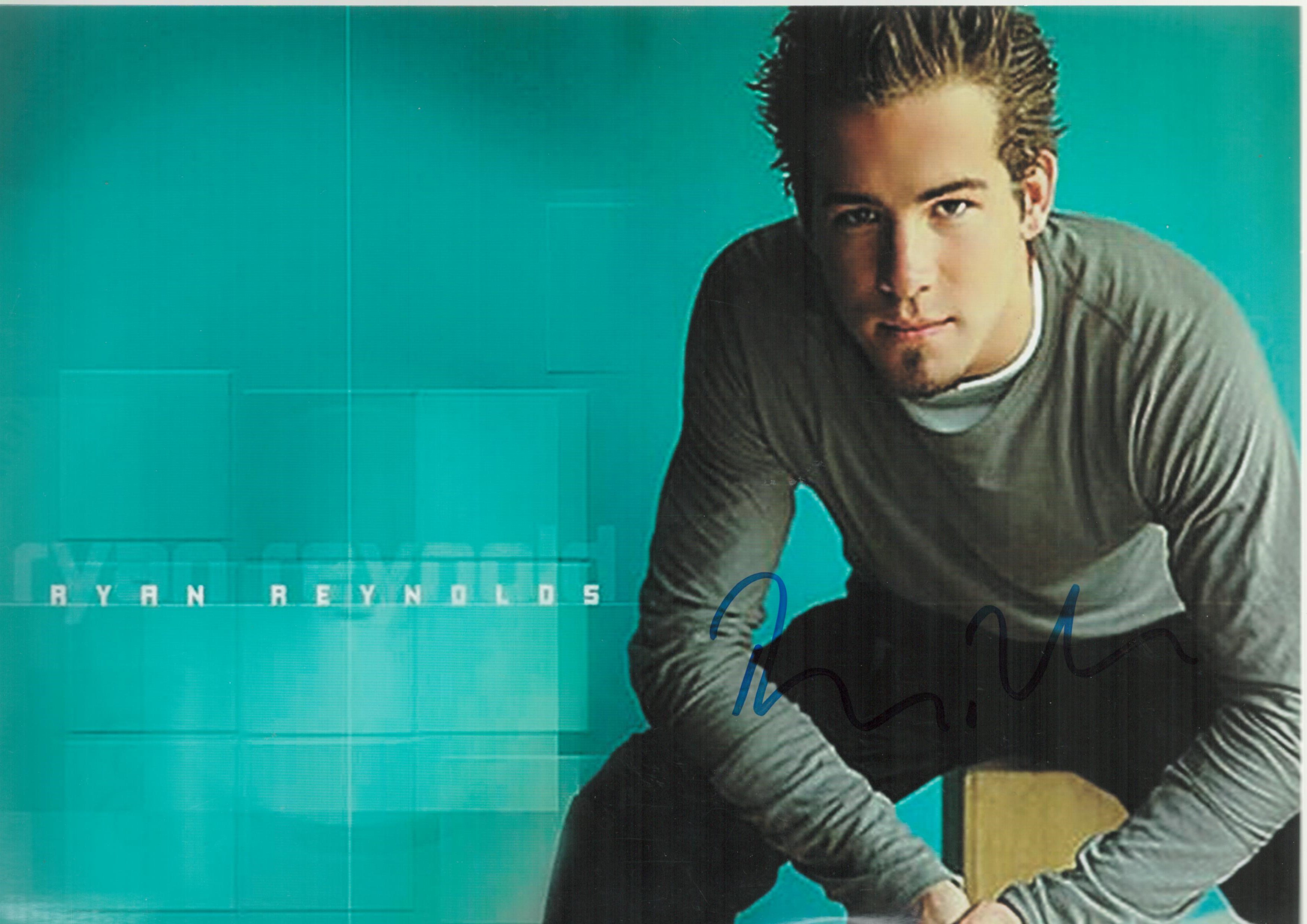 Ryan Reynolds signed 12x8 colour photo. Good condition. All autographs come with a Certificate of