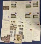 Cricket Collection of 50 Plus A4 Sheets Filled With Autographs over 200 signatories. County Cricket.