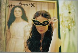 Saffron Burrows signed 12x8 colour photo. Good condition. All autographs come with a Certificate