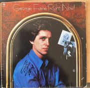Georgie Fame Singer Signed Cover Of 1978 Lp Record Right Now. Good condition. All autographs come