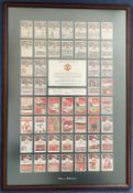 Sir Alex Ferguson and Cliff Butler Signed 50 Years of United Review Presentation Frame. Good