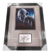 Super Sale! Lord of the Rings hand signed framed display. This beautiful framed display, with an