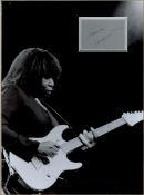 Joan Armatrading 16x12 mounted and matted signature piece includes superb black and white photo.