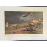 Rare Robert Taylor Colour Print Titled Company of Heroes Signed in Pencil by the Artist, Rolland