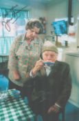 Jane Freeman (Last of Summer Wine) Signed 12x8 inch Colour In Film Photo. Good condition. All