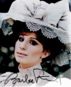 Barbara Streisand signed 10x8 colour photo. Good condition. All autographs come with a Certificate