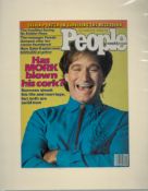 Robin Williams 14x11 overall mounted colour magazine page. Good condition. All autographs come