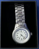 Studer Schild Stainless Steel designer watch water resistant with original box. Good condition.